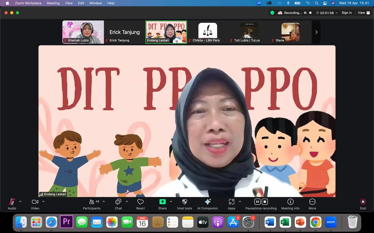 Kasubdit 1 Direktorat Tindak Pidana Perempuan Anak dan Pidana Perdagangan Orang (Dittipid PPA- PPO) Bareskrim Polri, Kombespol. Rita Wulandari Wibowo. (Foto: FJPI for jatimnow.com)