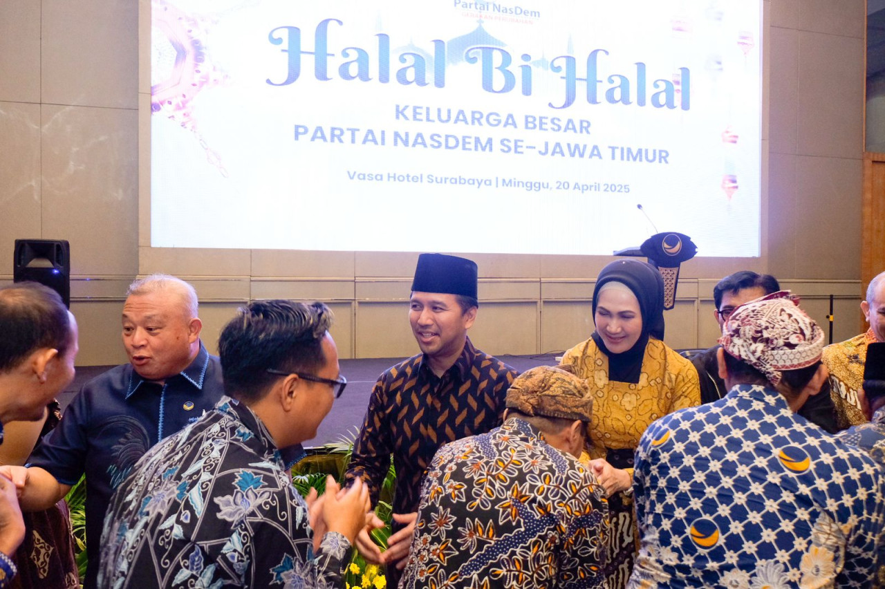 Halal Bihalal NasDem Jatim, Lita Machfud Singgung Upaya Jemput Kejayaan