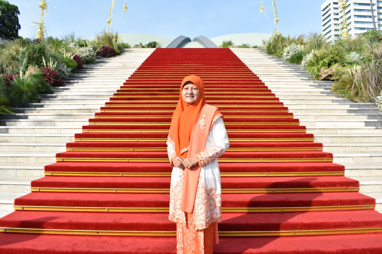 Anggota DPR RI dari Fraksi Partai Keadilan Sejahtera (PKS) Dapil Jawa Timur I (Surabaya–Sidoarjo), Reni Astuti, S.Si., M.PSDM., (Foto: akun Instagram)