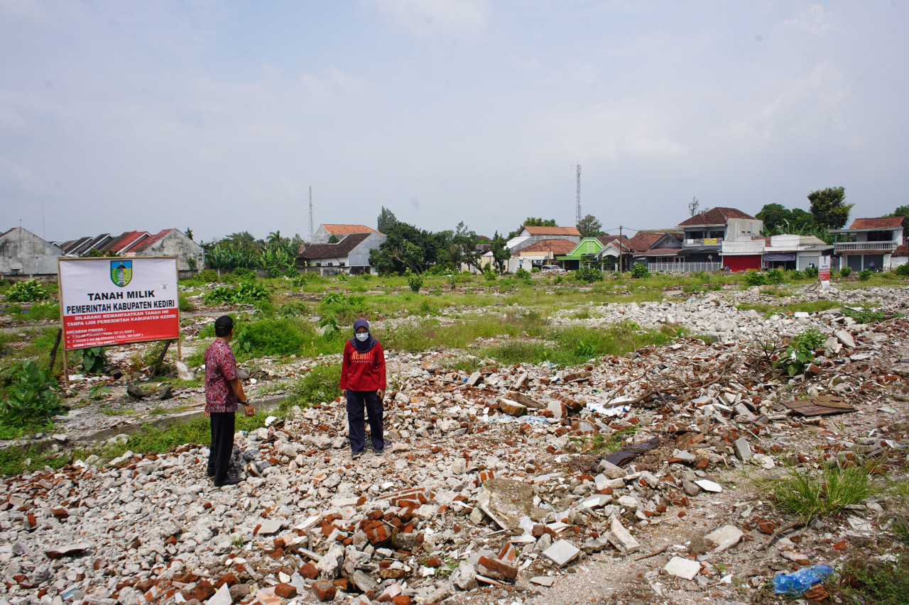 Kondisi Pasar Ngadiluwih yang akan direvitalisasi. (Foto: Pemkab Kediri/jatimnow.com)
