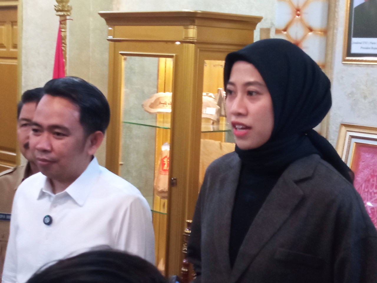 Megawati saat menemui Bupati Jember Gus Fawait (Foto: Sugianto/jatimnow.com))