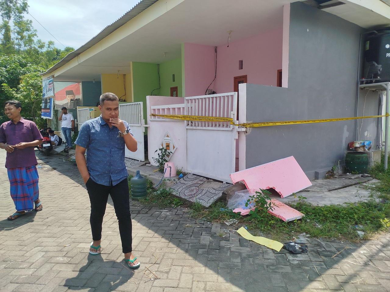 Lokasi penganiayaan pasutri di Bangkalan. (Foto: Fathor Rahman/jatimnow.com)