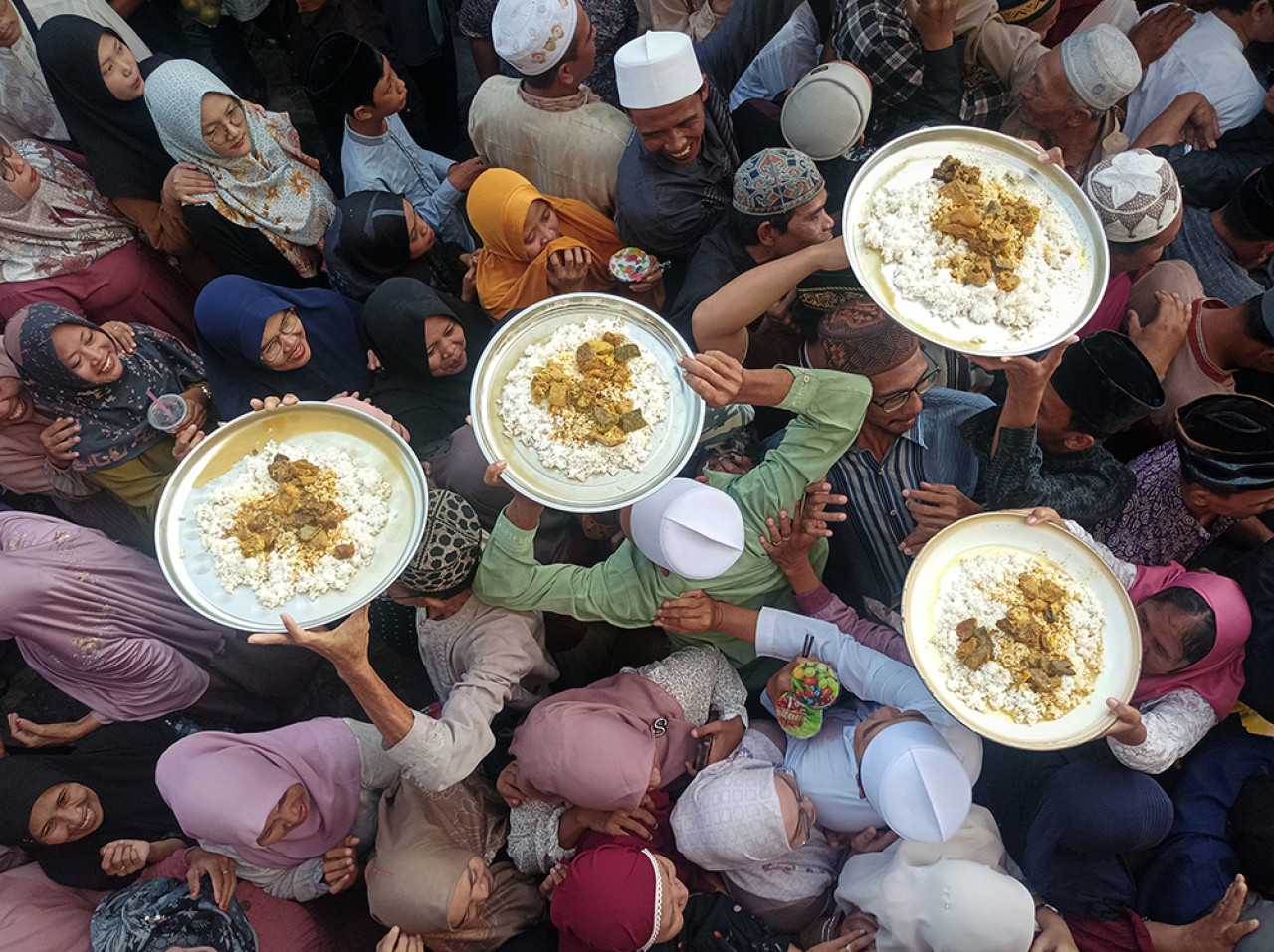 Acara Haul Mbah Nyai Ambeng, Dusun Dalamrejo, Desa Ambeng-ambeng Watangrejo, Kecamatan Duduksampeyan, Kabupaten Gresik (FOTO: Dok. Sahlul Fahmi/jatimnow.com)