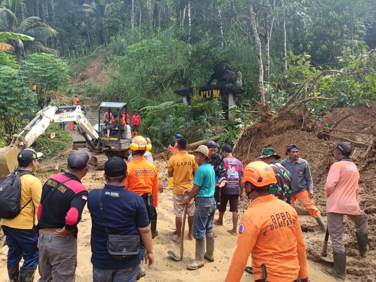 Pencarian Hari Ketiga Longsor di Trenggalek, 150 Petugas Gabungan Dikerahkan