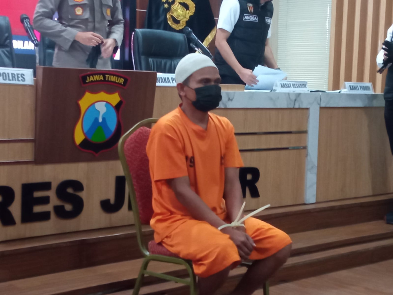 TO diamankan di Polres Jember (foto: Sugianto/jatimnow.com)