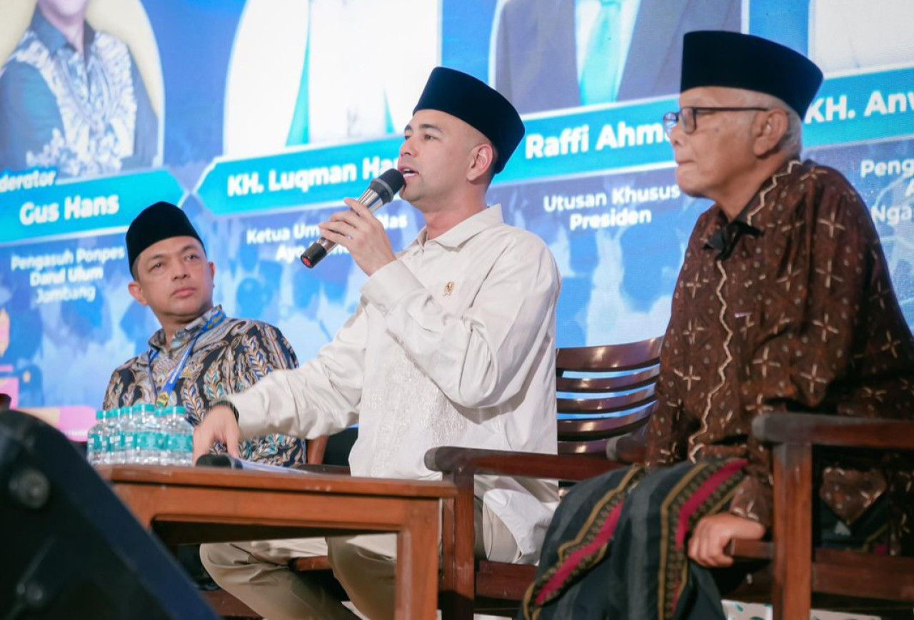 Gernas Ayo Mondok Sukses Gelar Muhalaqoh Bareng Raffi Ahmad