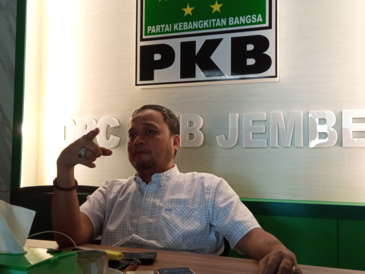 Ketua DPC PKB Jember, Ayub Junaidi. (Foto: Sugianto/jatimnow.com)