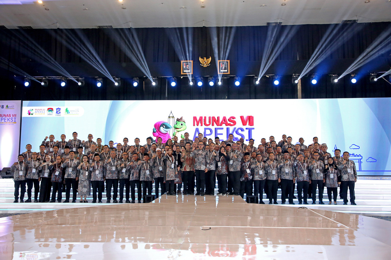 Pembukaan Munas Apeksi 2025 di Surabaya (foto-foto: Humas Pemkot Surabaya for jatimnow.com)