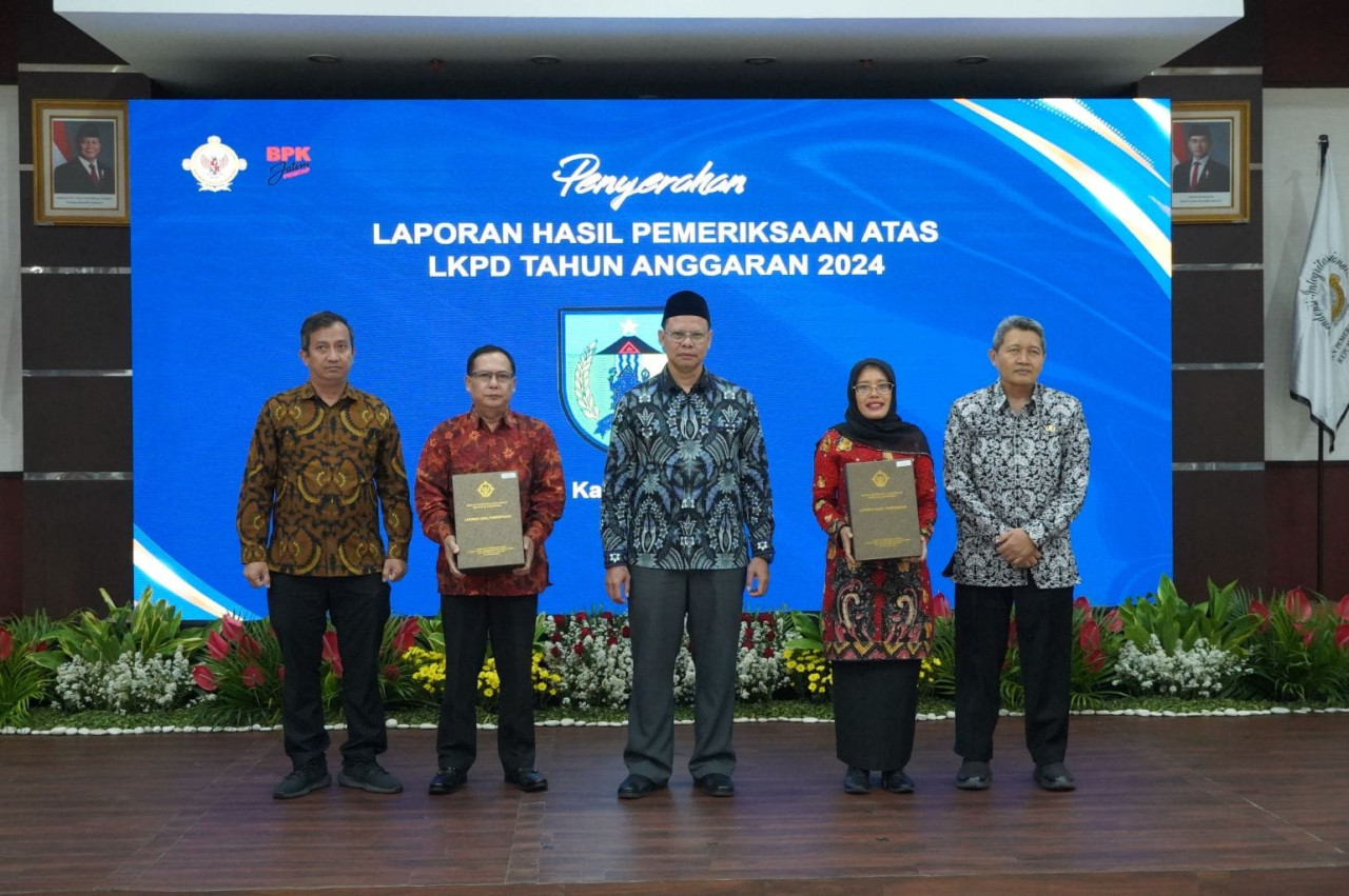 Penyerahan WTP. (Foto: Pemkab Kediri/jatimnow.com)