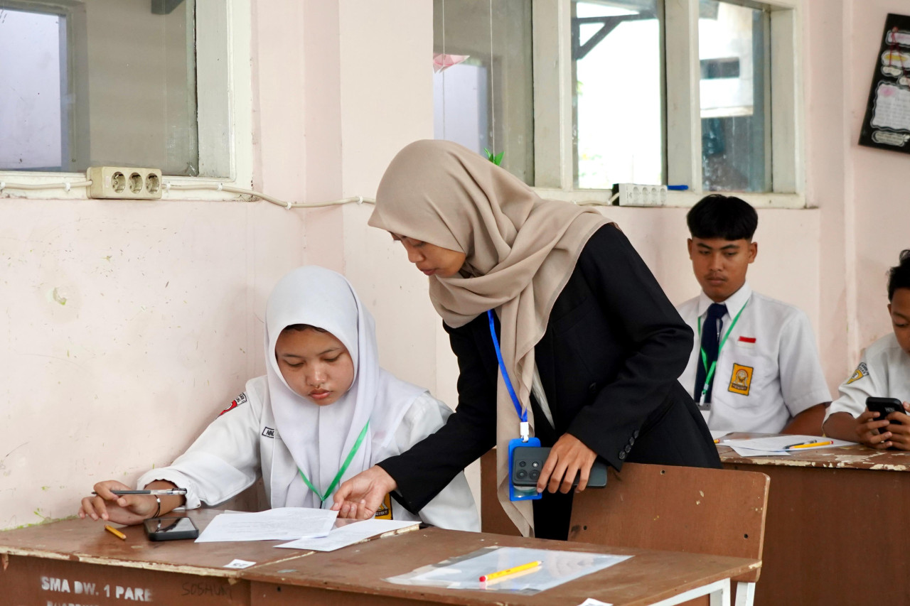 Suasana belajar mengajar di Kabupaten Kediri. (Foto: Pemkab Kediri/jatimnow.com)