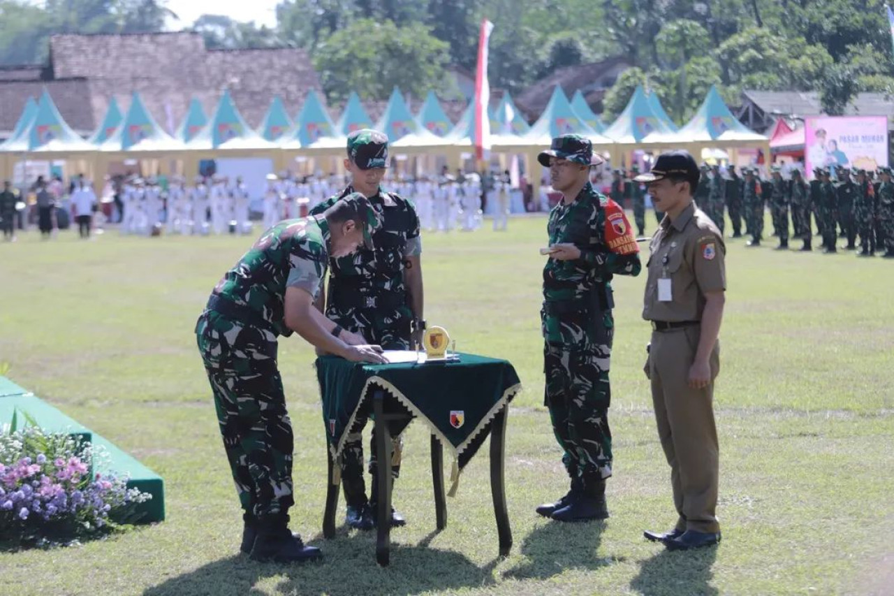 Penutupan TMMD di Jember (foto: Kominfo Jember for jatimnow.com)