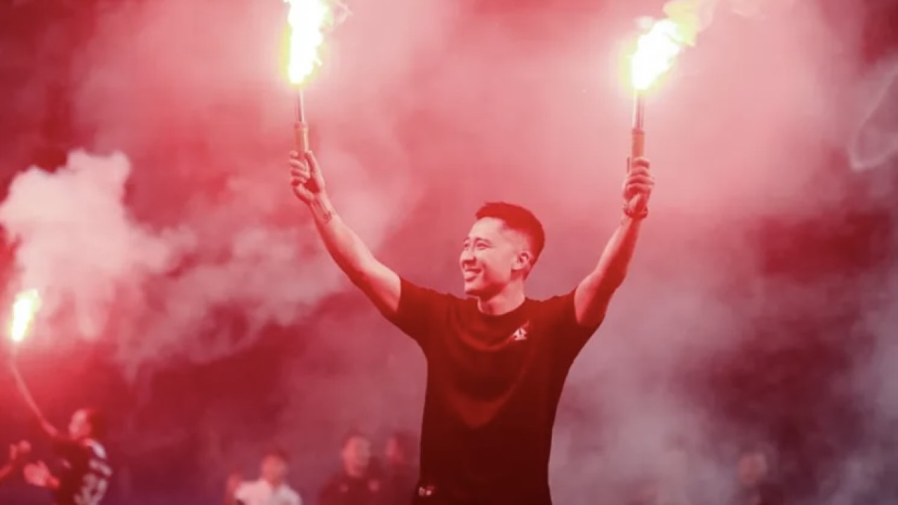 Arthur Irawan dalam laga terakhir di Brawijaya. (Foto: Persik Kediri/jatimnow.com)