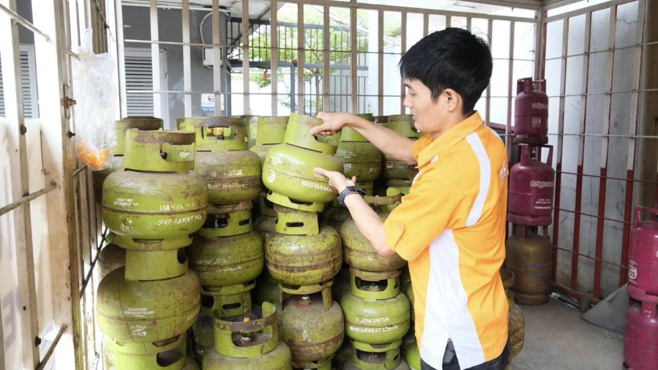 Aktivitas agen LPG di Jatim. (Foto: Ilustrasi/Pertamina)
