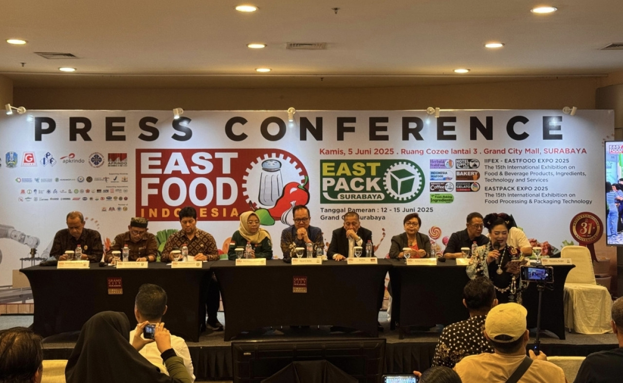 Internasional EastFood (IIFEX) & EastPack Surabaya 2025 (foto: Septa for jatimnow.com)