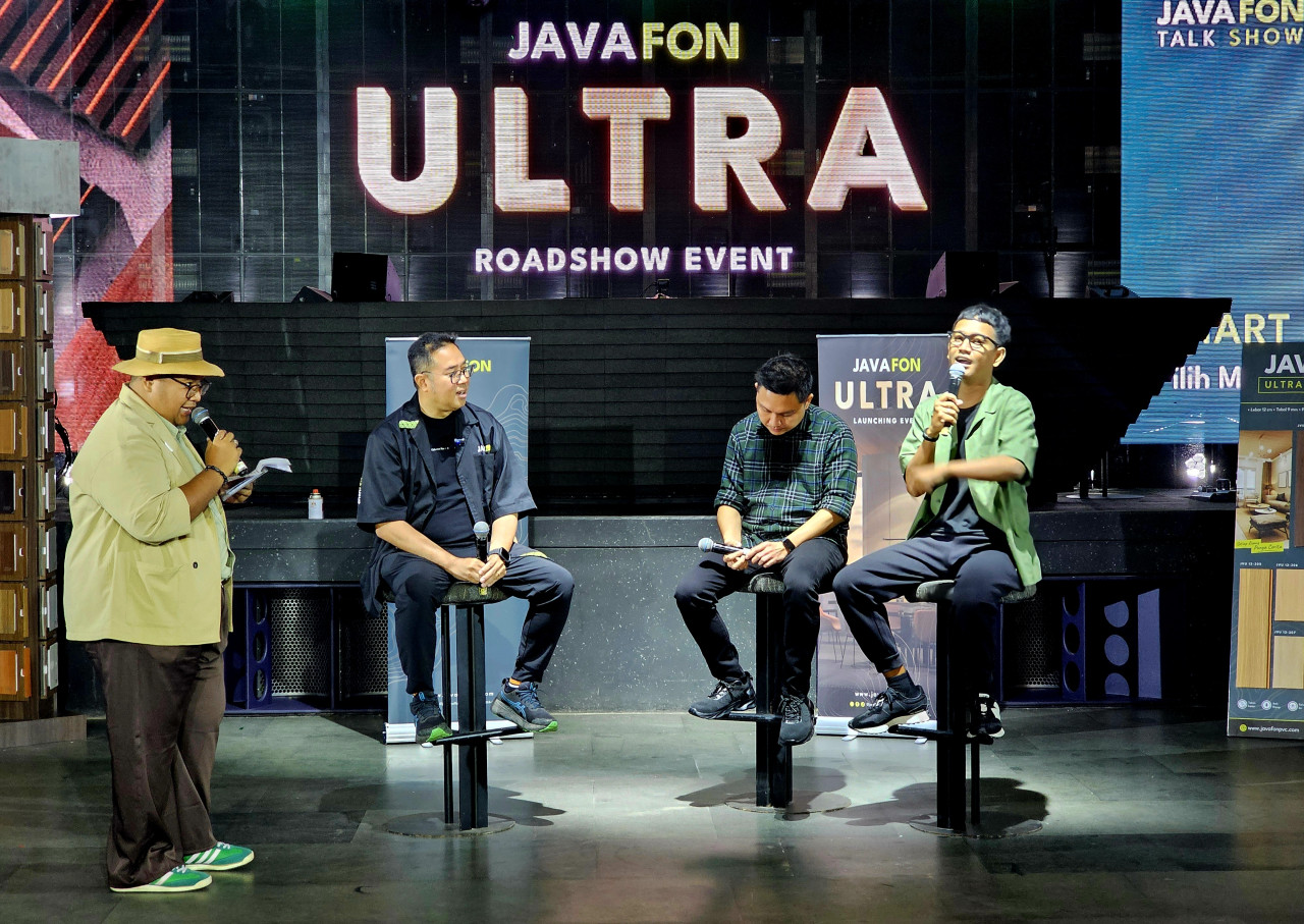 Talkshow peluncuran Javafon Ultra Series (foto: Ni'am/jatimnow.com)