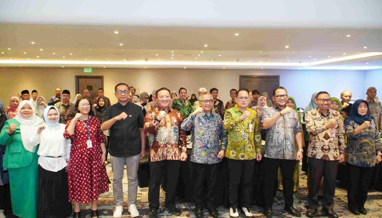 Peluncuran program Fortifikasi Pangan Berskala Besar (FPBB) di Hotel JW Marriott Surabaya. (Foto: Unusa for JatimNow.com)