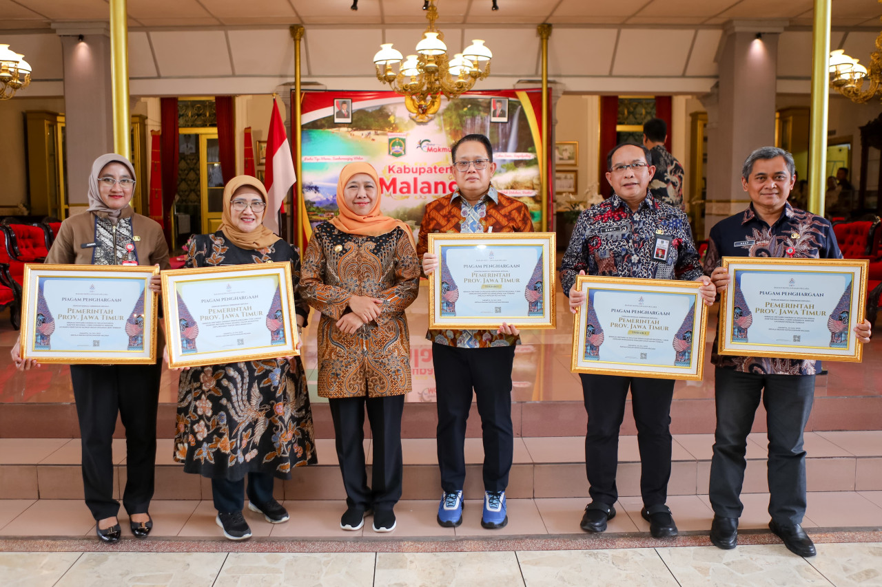 Pemprov Jatim sabet 5 penghargaan dari BKN (foto: Humas Pemprov Jatim for jatimnow.com)