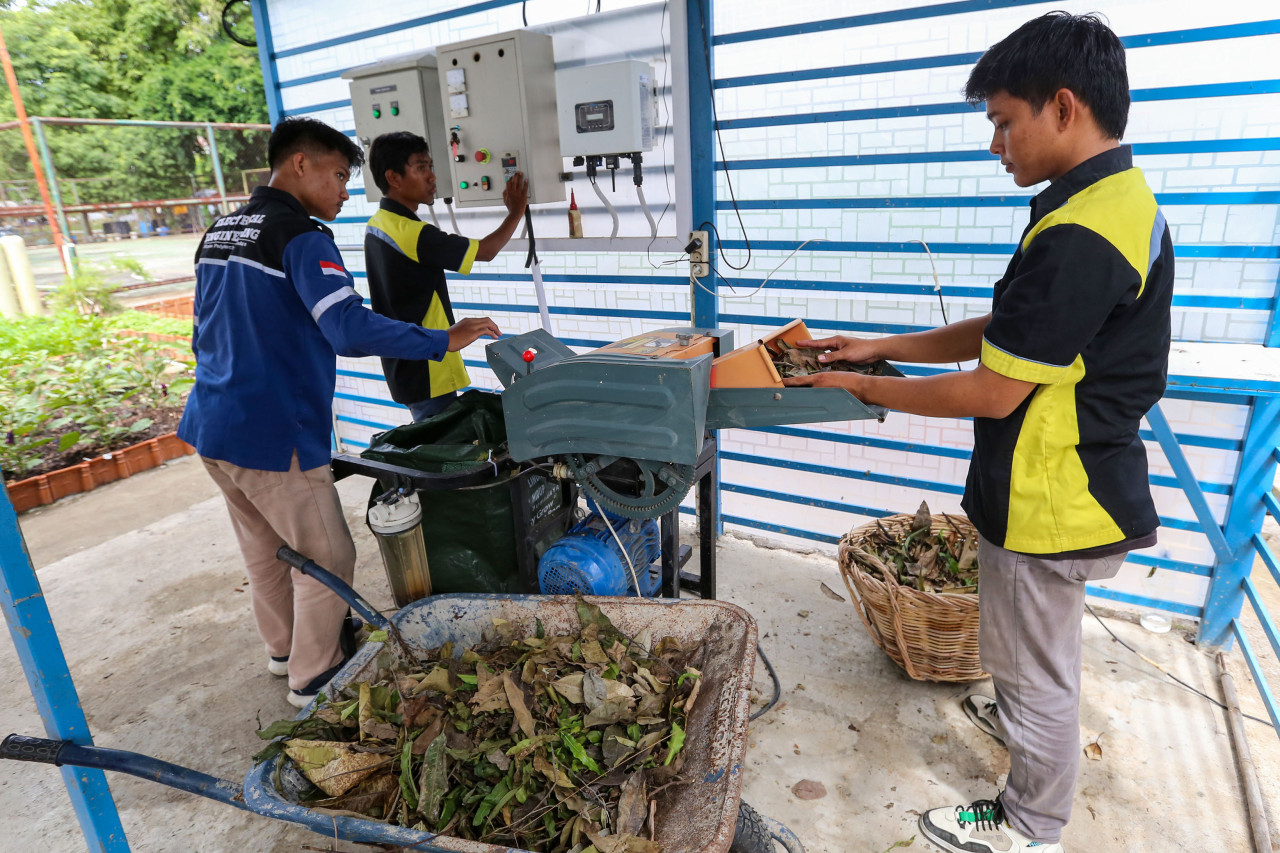Pengolahan sampah jadi energi terbarukan (foto: Humas Pemkot Surabaya for jatimnow.com)