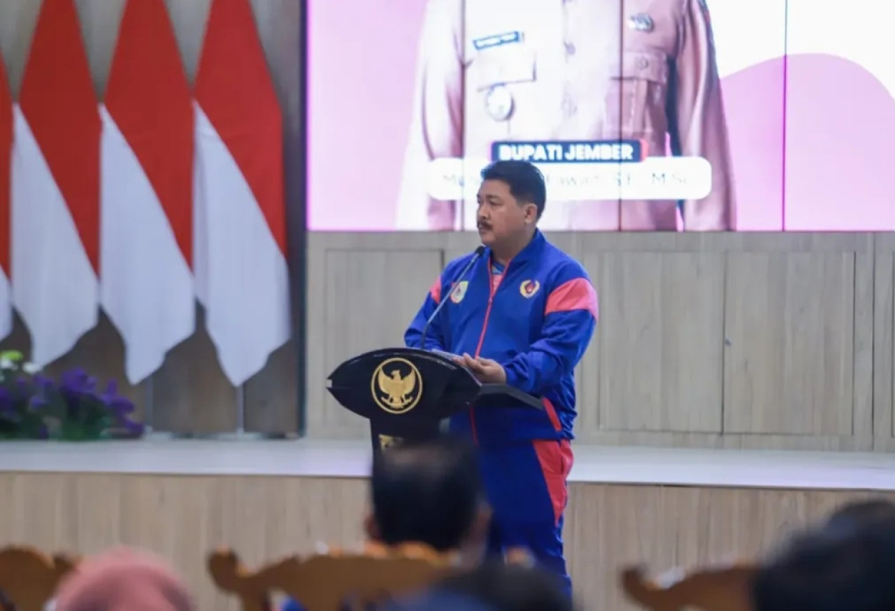 Foto : Kepala Dispora Jember, Edy Budi Susilo (Sugianto/jatimnow.com)