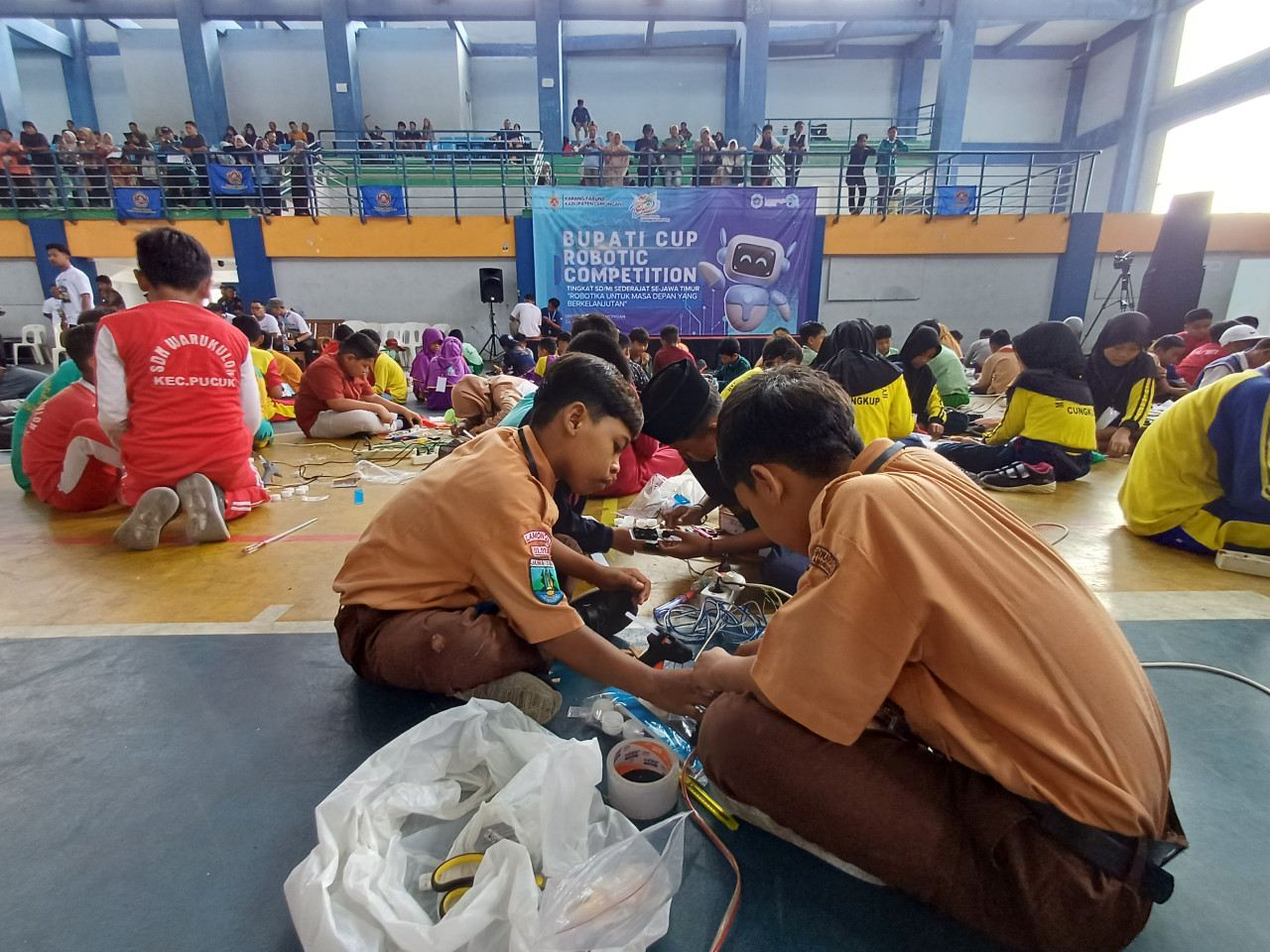 Asah Jiwa Kompetitif, Karang Taruna Lamongan Gelar Lomba Robotik