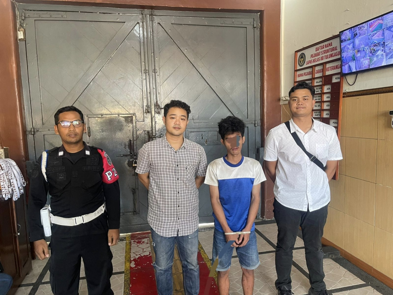 Maling Gabah di Tulungagung Tertangkap Warga