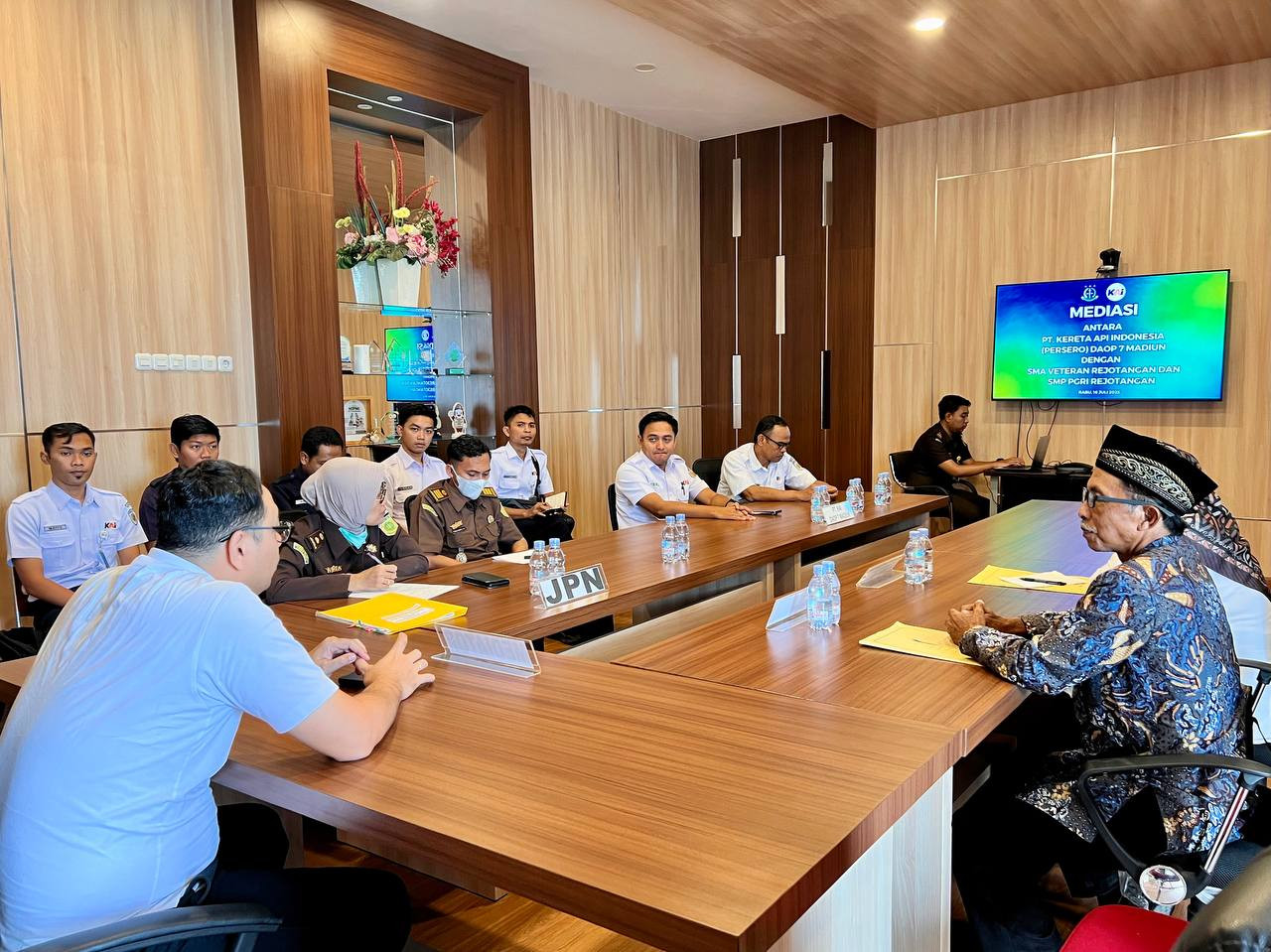Foto: Mediasi yang dilakukan Daop VII Madiun (Daop VII Madiun/jatimnow.com)