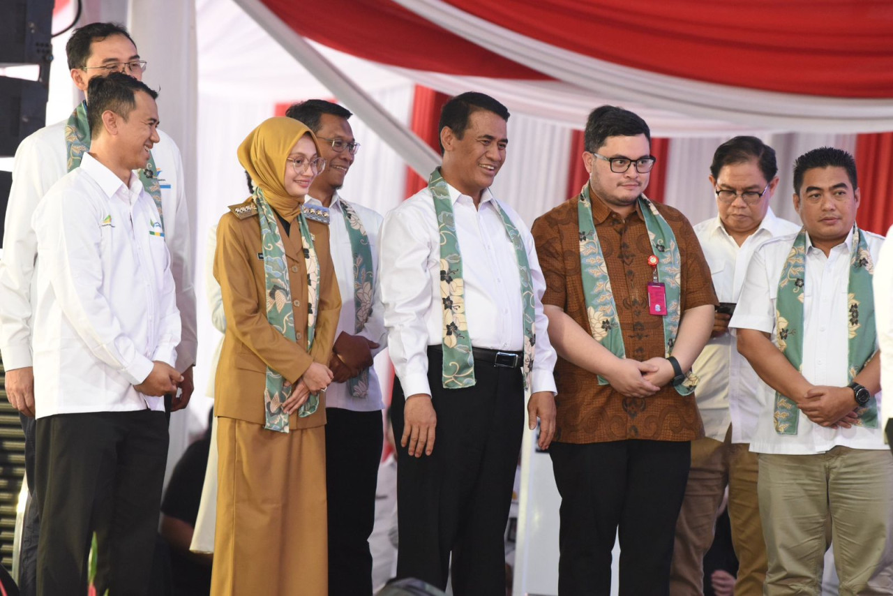 Mentan Amran Sulaiman saat di Kediri. (Foto: Pemkot Kediri/jatimnow.com)