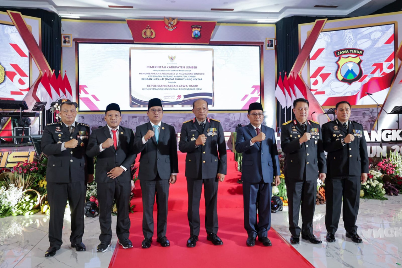 Pemkab Jember Hibahkan 47 Hektare Aset ke Polda Jatim untuk Bangun SPN