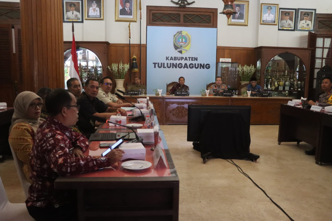 Foto: rakor pembahasan peraturan sound system di Tulungagung (Bramanta /jatimnow.com)