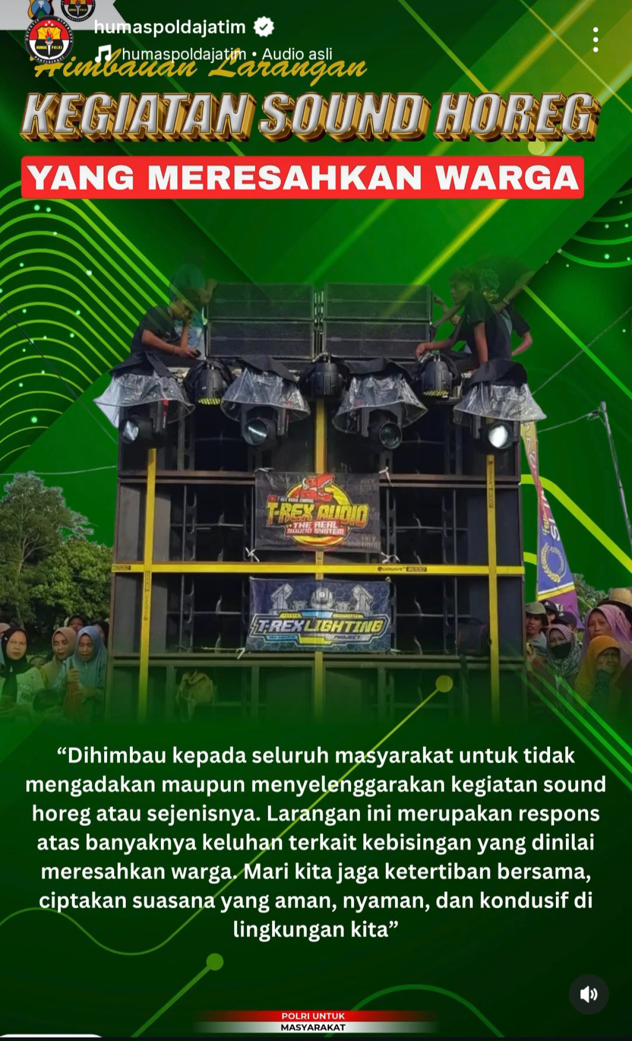 Foto: Ilustrasi sound horeg (ilustrasi/jatimnow.com)