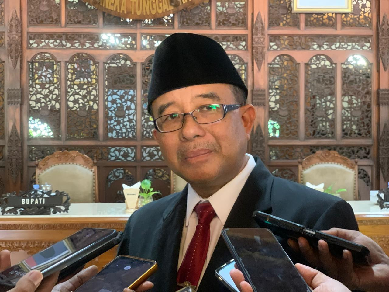 Foto : Kepala Bapenda Tulungagung, Sukowinarno (Bramanta/jatimnow.com)