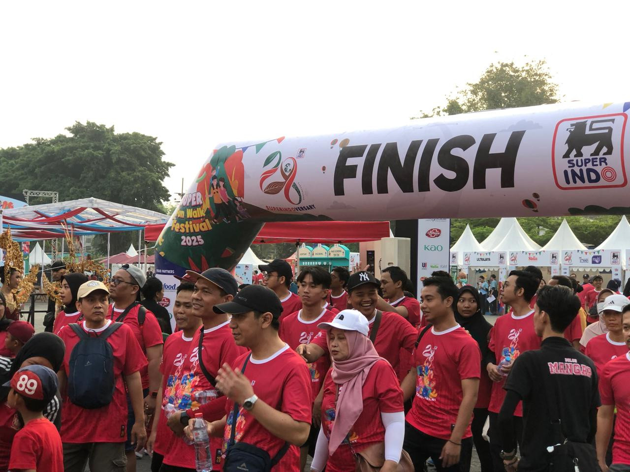 Keseruan 28th Superindoversary. (Foto: Fatkur Rizki/jatimnow.com)