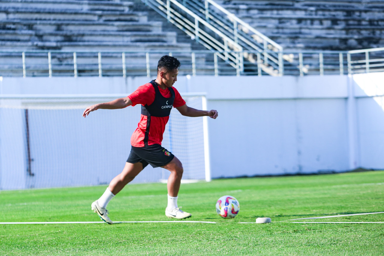 Pemain baru Persik Kediri Syahrian Abimanyu. (Foto: Persik Kediri/jatimnow.com)