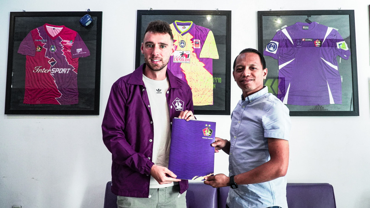 Foto: Pemain asing anyar Persik Kediri, Imanol Garcia (Persik Kediri/jatimnow.com)