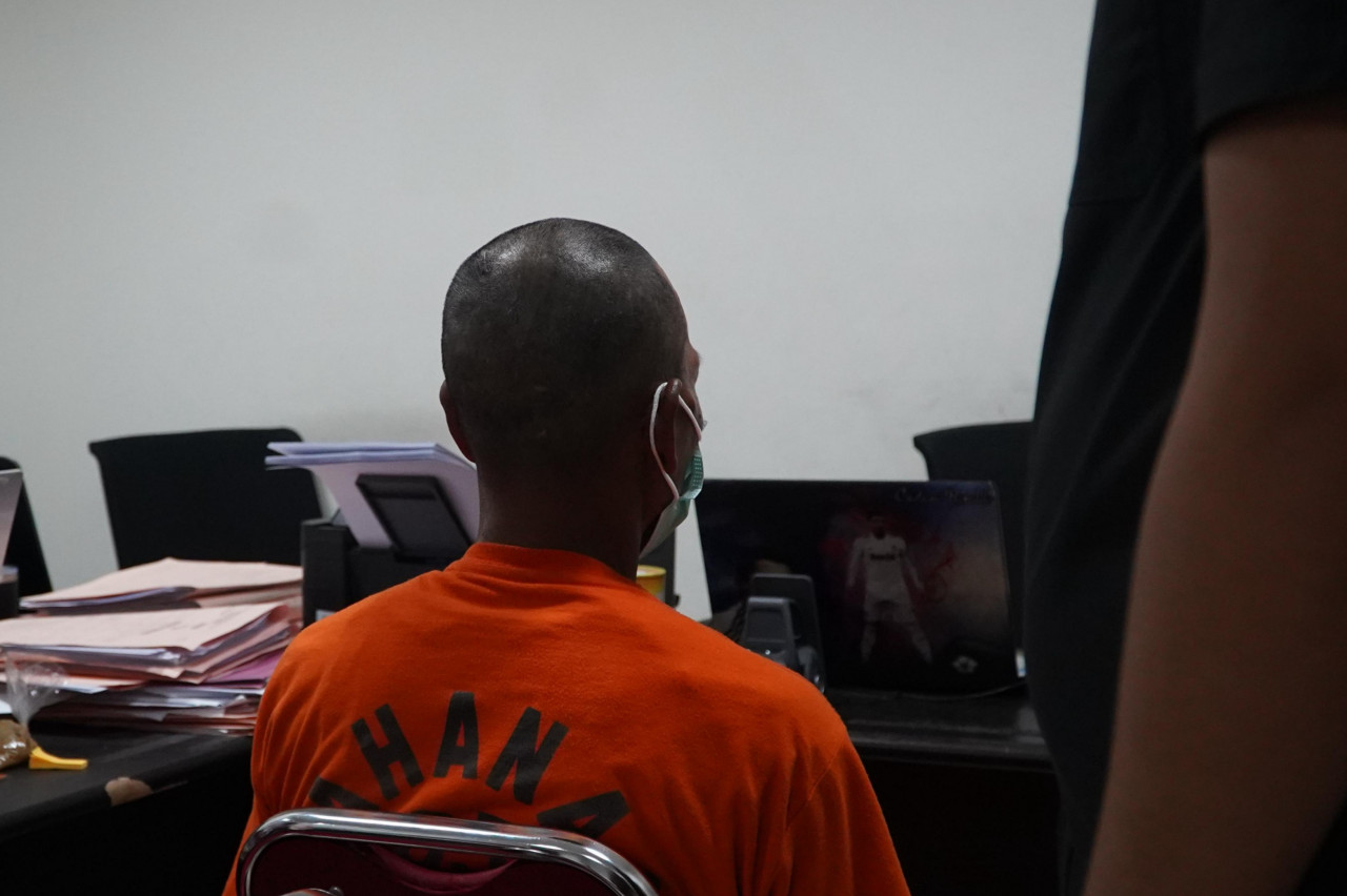 Foto: Tersangka pemerkosa di Pulau Bawean Gresik (Polres Gresik/jatimnow.com)
