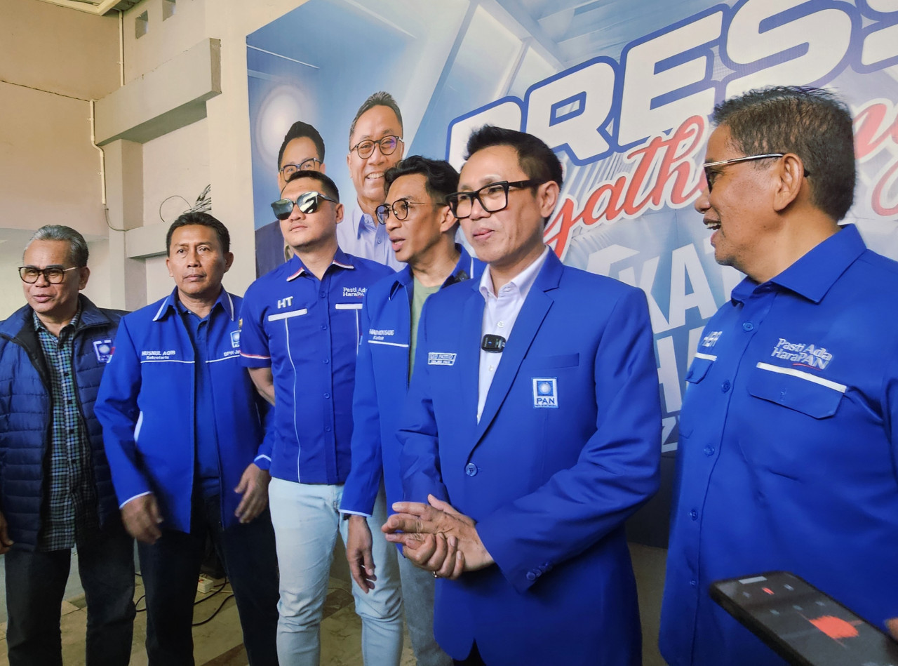 Sekjen PAN Eko Patrio, saat berkunjung ke Surabaya (dok.jatimnow.com)