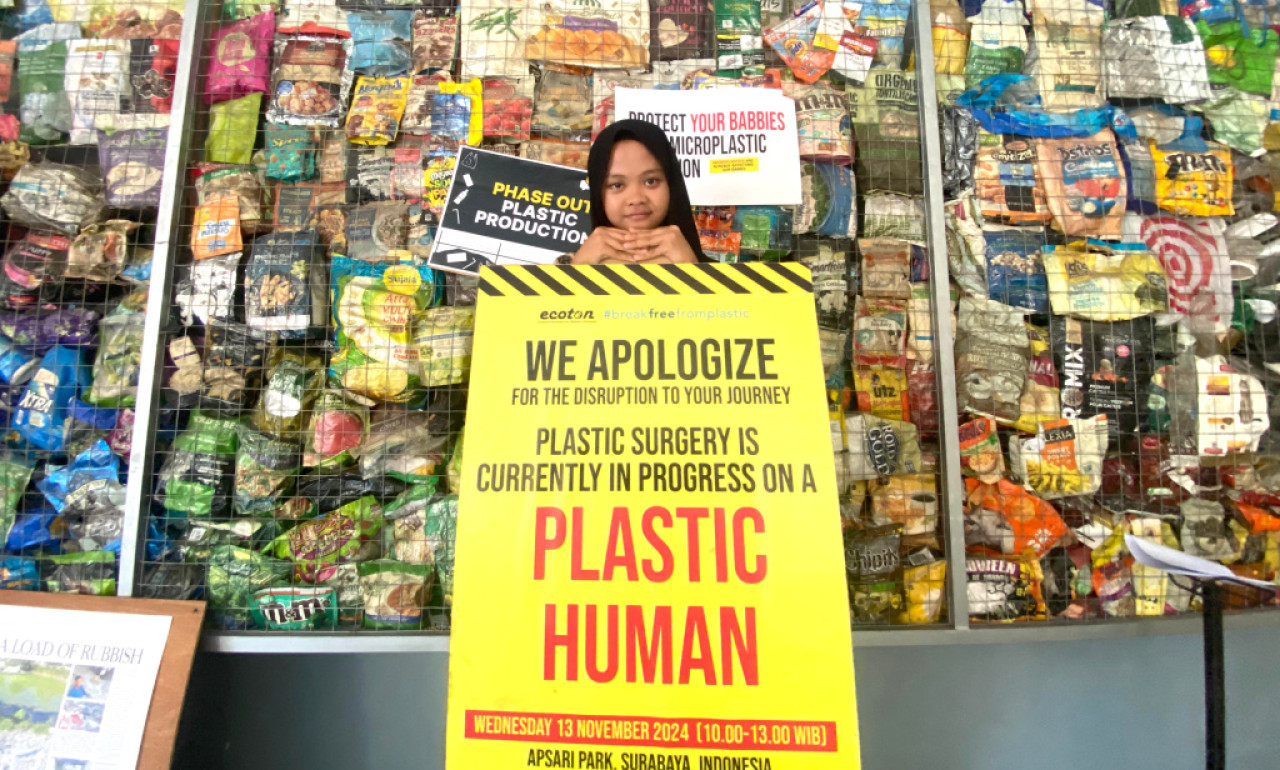 Aeshnina Azzahra Aqilani, seorang aktivis lingkungan muda dari River Warrior Indonesia. Foto/JatimNow.com