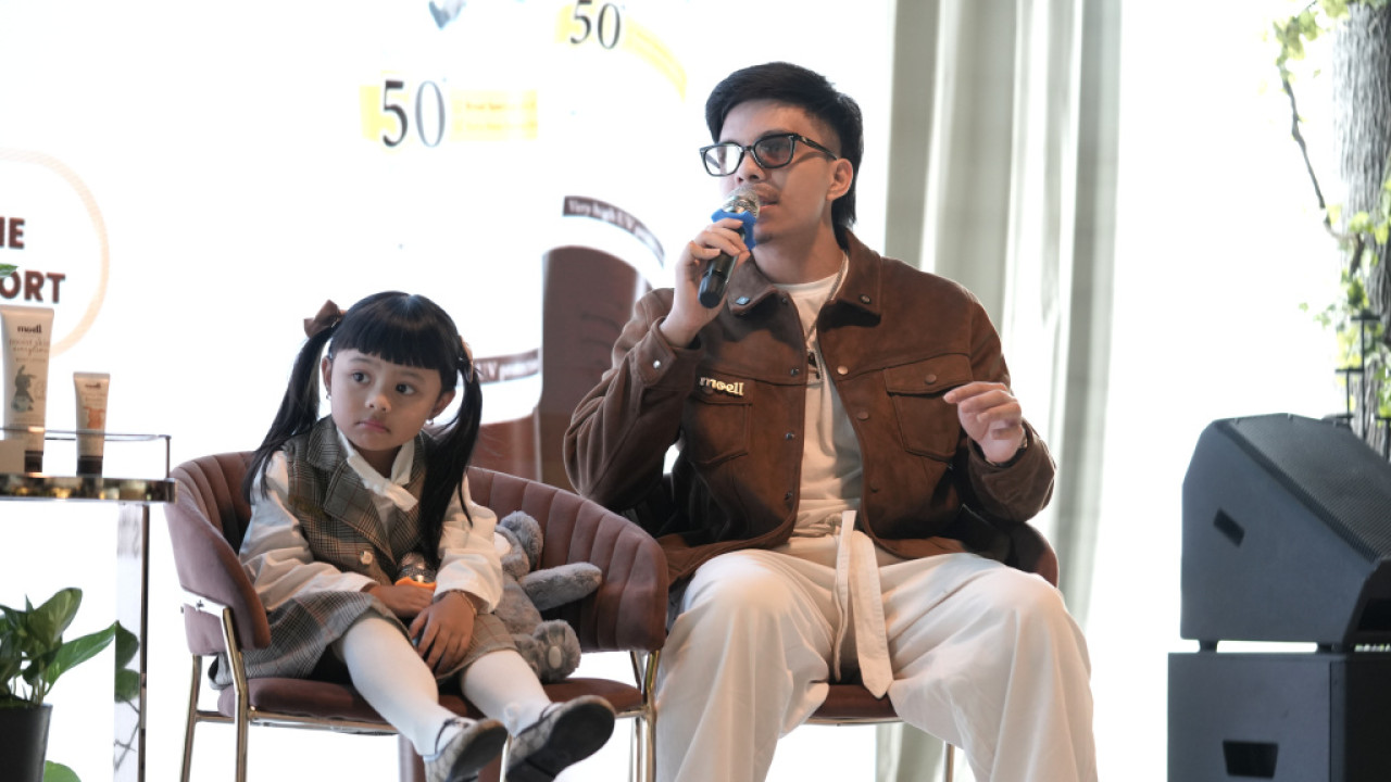 Moell menghadirkan Atta Halilintar dan Ameena sebagai brand ambassador. (Foto: Moell for JatimNow.com).