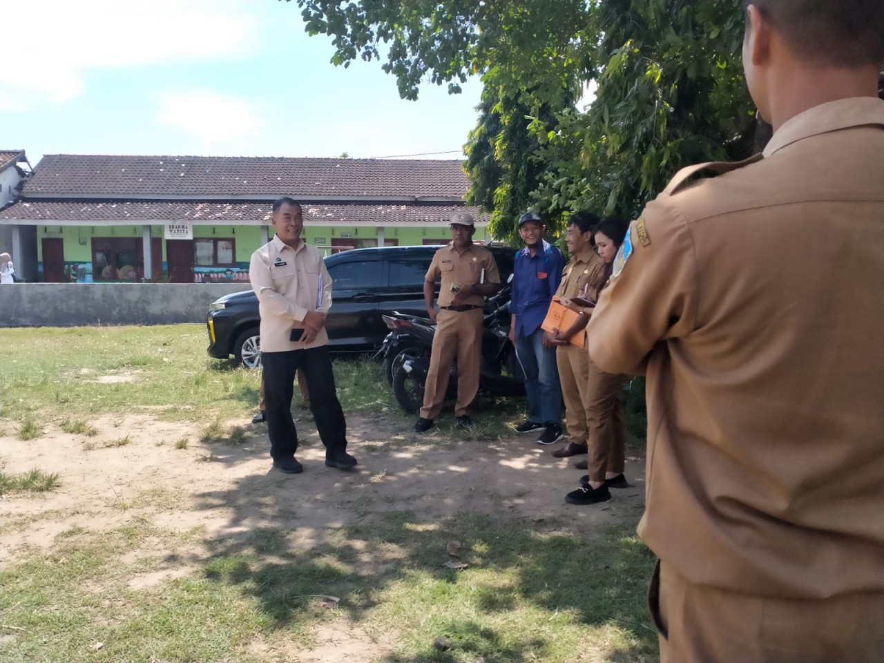 Survey lahan SPPG MBG. (Foto: Pemkab Kediri/jatimnow.com)