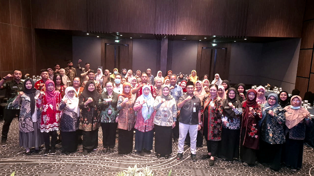 BPJS Ketenagakerjaan Sidoarjo memberikan sosialisasi mengenai pemanfaatan Puskesmas sebagai PLKK BPJS Ketenagakerjaan. (Foto/JatimNow.com)