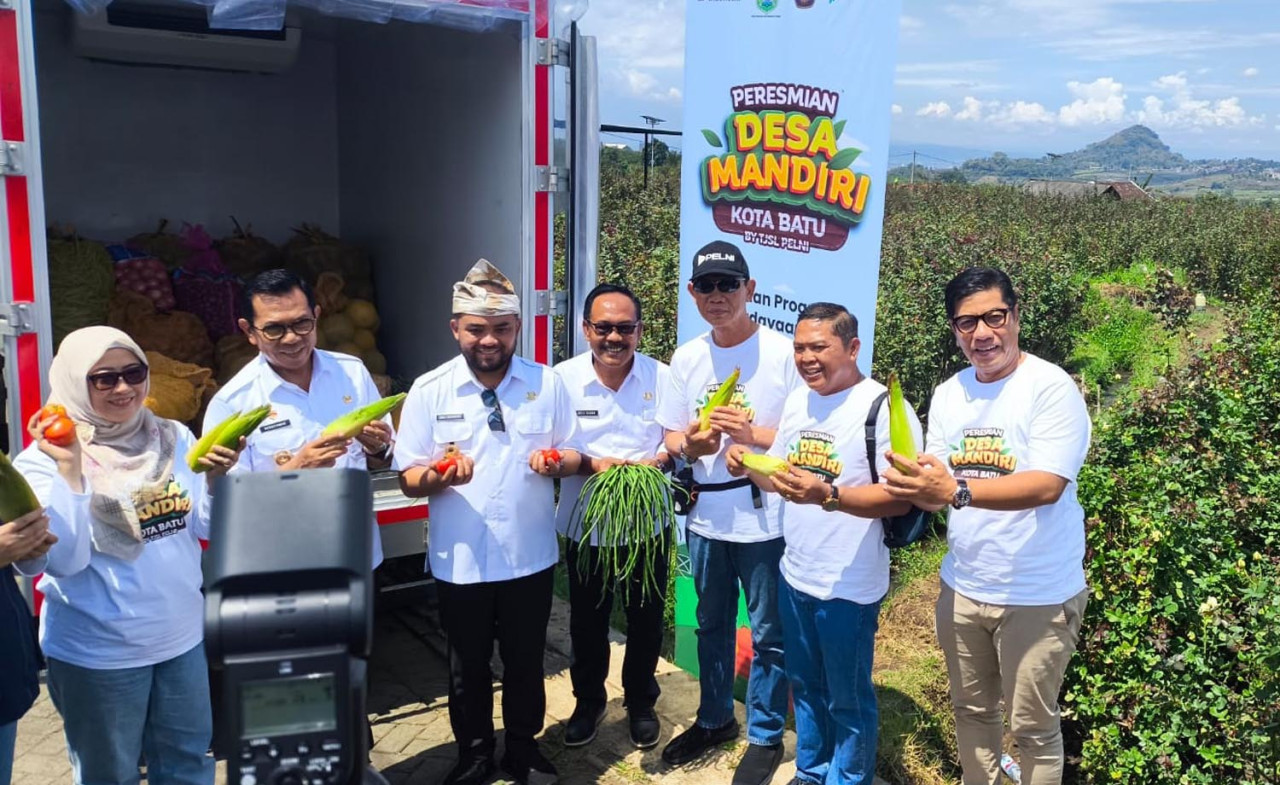 PELNI Resmikan Desa Mandiri di Batu, Dukung Ketahanan Pangan dan Pasokan Kapal