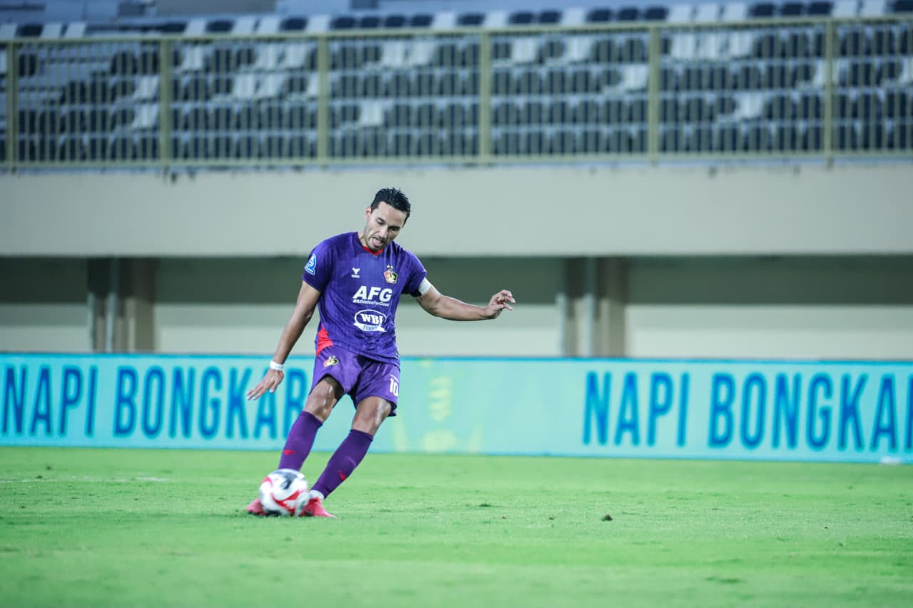 Foto: Kapten Persik Kediri Ezra Wallian (Persik Kediri/jatimnow.com)
