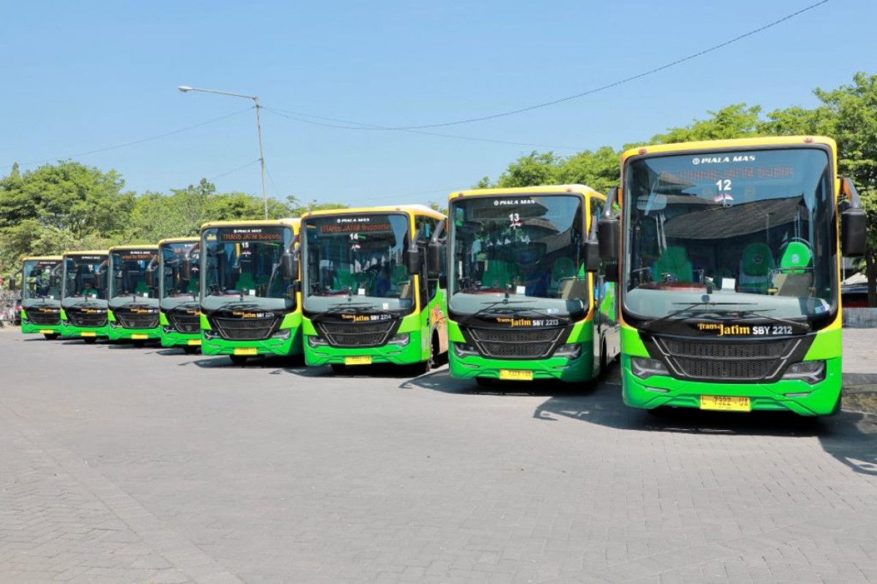 Daftar Rute Bus Trans Jatim Yang Digratiskan Pemprov