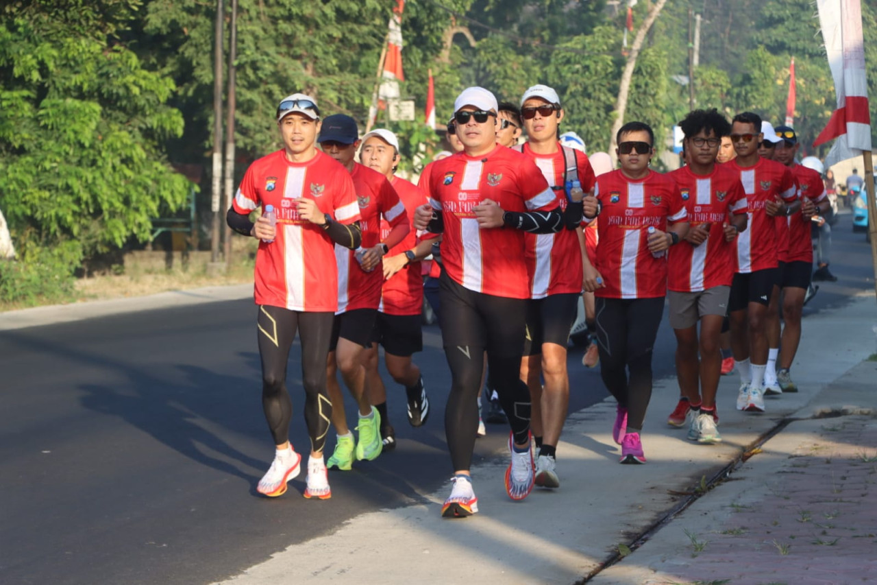 Peringati HUT RI ke 80, Polres Tulungagung Gelar Run For Hero