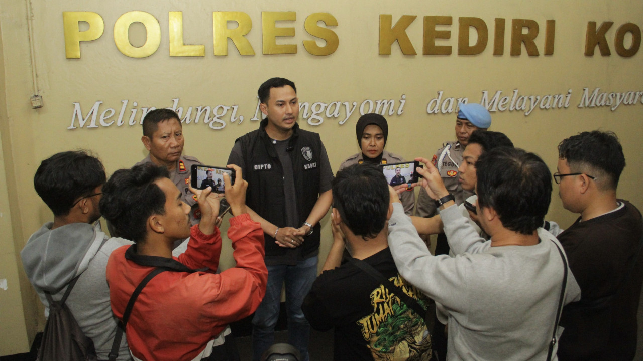 Kasat Reskrim Polres Kediri Kota, AKP Cipto Dwi Leksana. (Foto: Polres Kediri Kota/jatimnow.com)