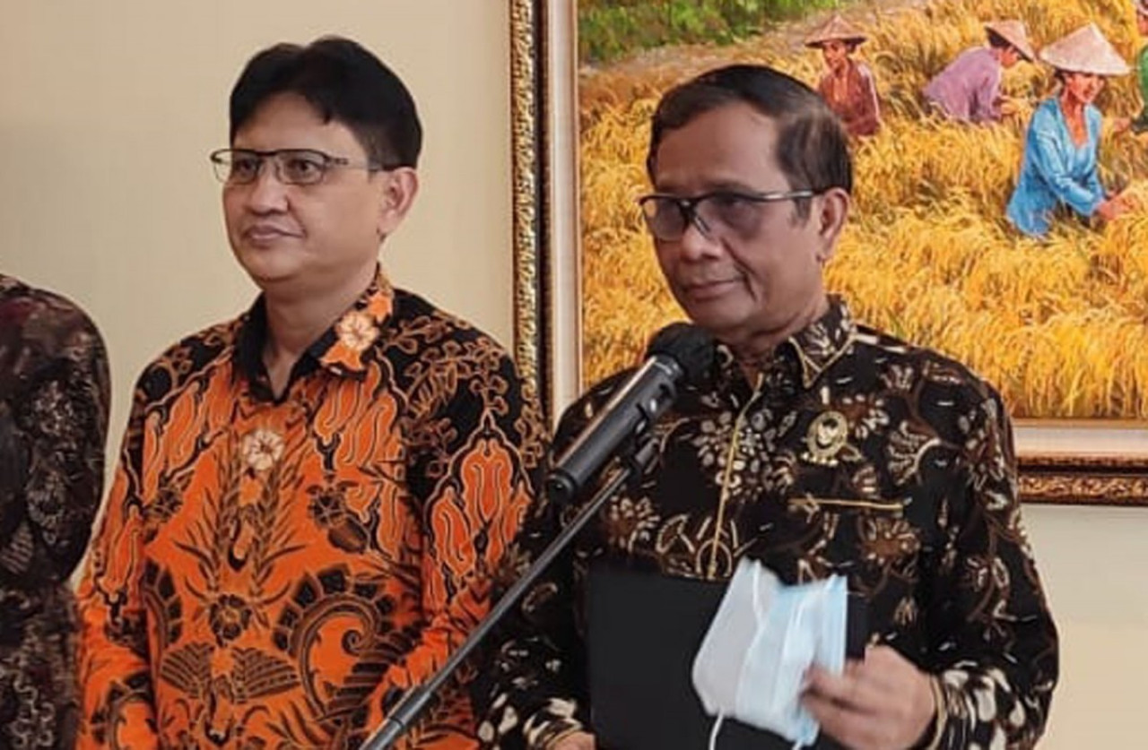 Mahfud MD (kanan) (dok.jatimnow.com)