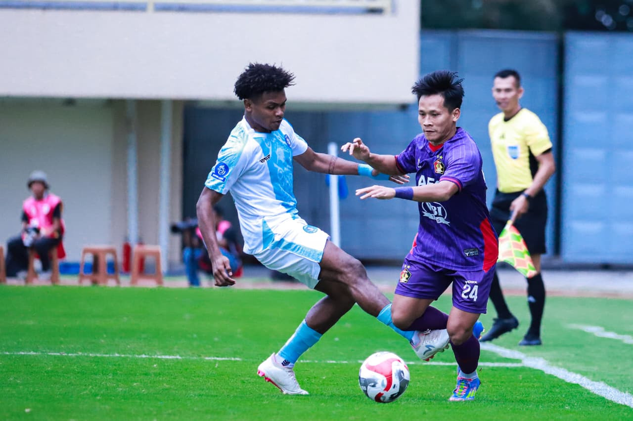 Foto: Pemain Persik Kediri saat melawan PSBS Biak (Persik Kediri for jatimnow.com)