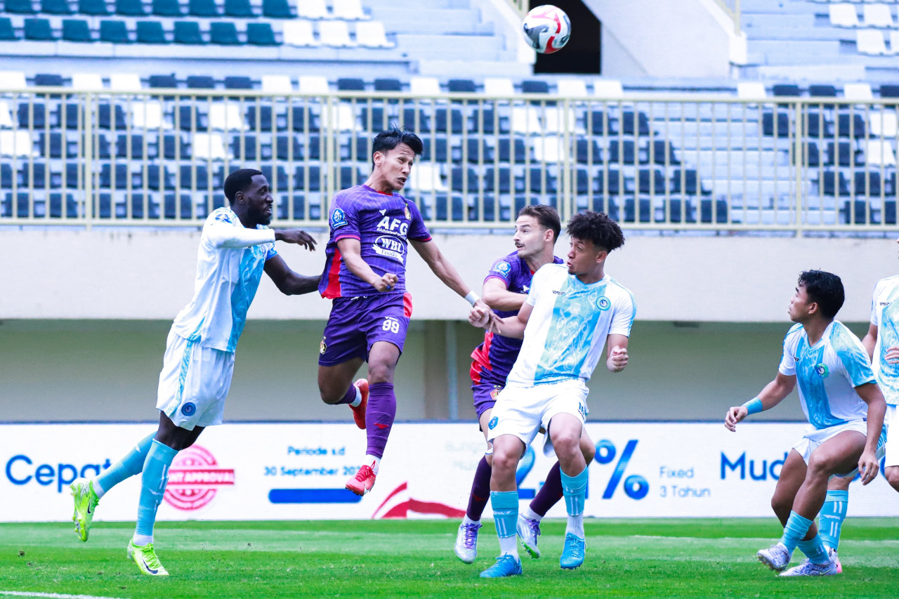 Duel Persik Kediri Vs PSBS Biak. (Foto: Persik Kediri/jatimnow.com)