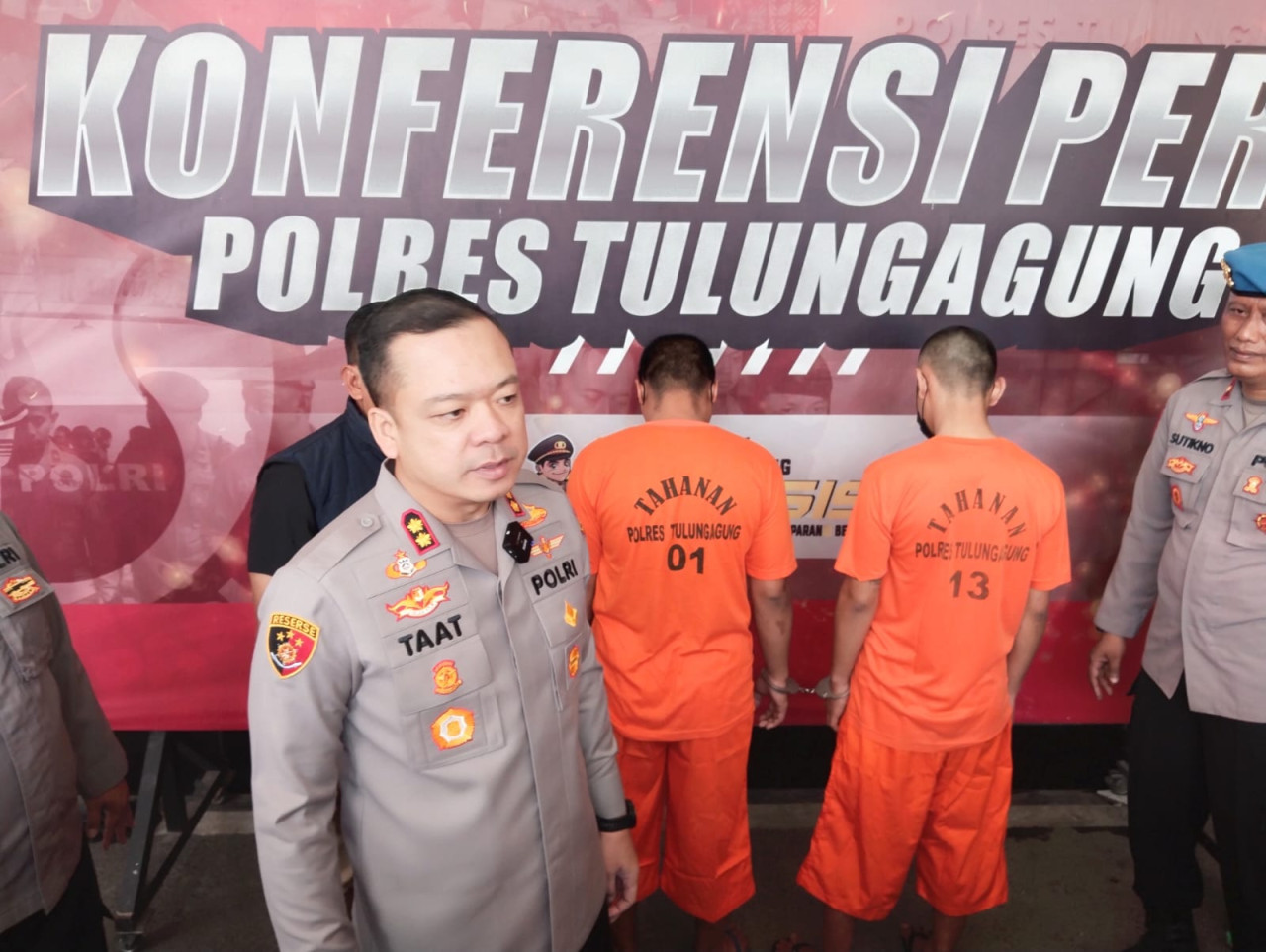 Foto: Pengedar narkoba di Tulungagung yang ditangkap Polisi (Bramanta/jatimnow.com)