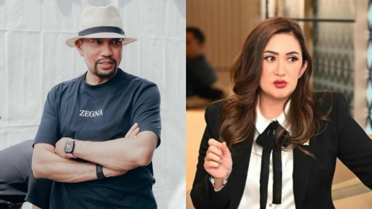 Potret Sahroni dan Nafa Urbach. (Foto: Instagram @ahmadsahroni88 dan @nafaurbach)